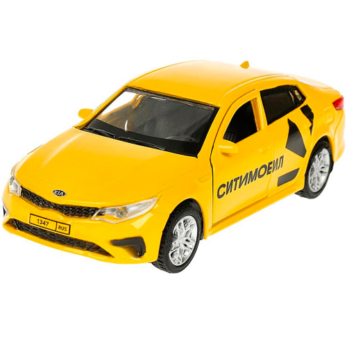 Модель OPTIMA-12TAX-CITI KIA OPTIMA СИТИМОБИЛ 12 см желтый Технопарк  в коробке в Нижнем Новгороде