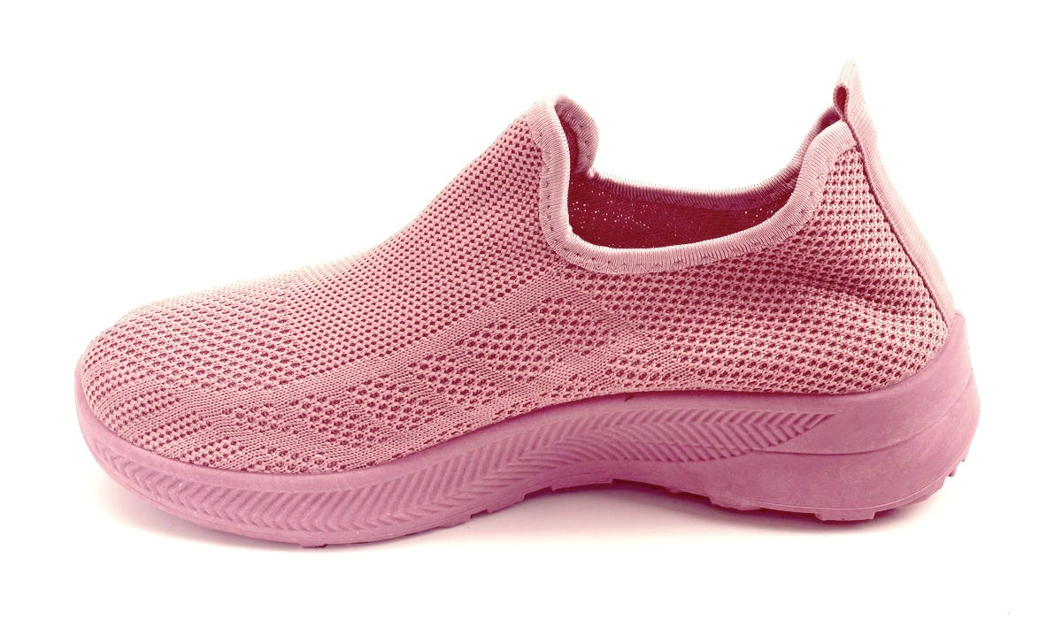 Nicole YF-38 Слипоны женские пудра текстиль