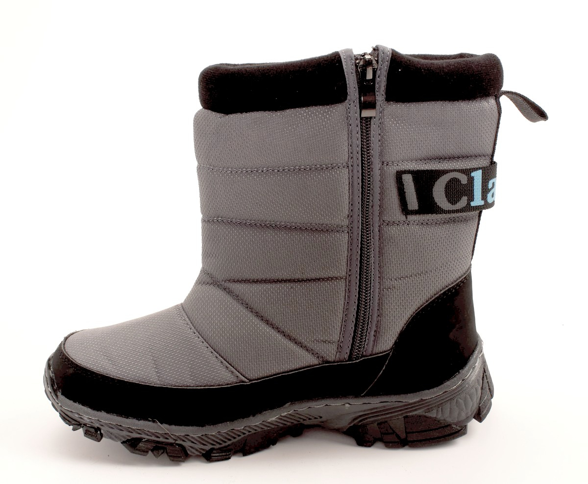 Seekf 9348-6 Полусапожки сер текстиль+иск нубук, подклад иск мех