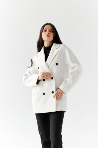 Пальто женское демисезонное 26200 (белый)