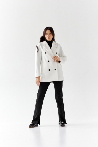 Пальто женское демисезонное 26200 (белый)