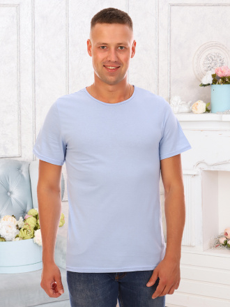 Марк (голубая) футболка мужская
