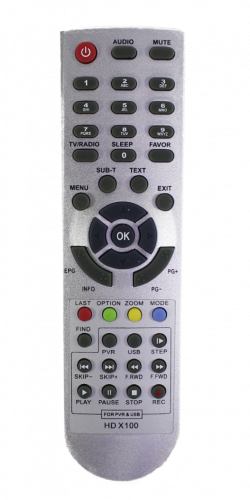 Пульт для Globo HD X100 ic (для ресивера)
