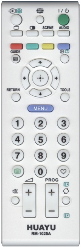 Универсальный Пульт для Sony RM-1025A белый, корпус RM-ED017