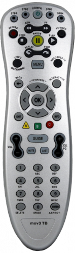 Универсальный Пульт для Motorola ,Cisco MXV3ТВ (серый) для интерактивного ТВ