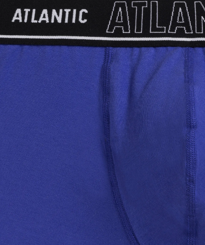 Мужские трусы шорты Atlantic, 1 шт. в уп., хлопок, фиолетовые, MH-1191