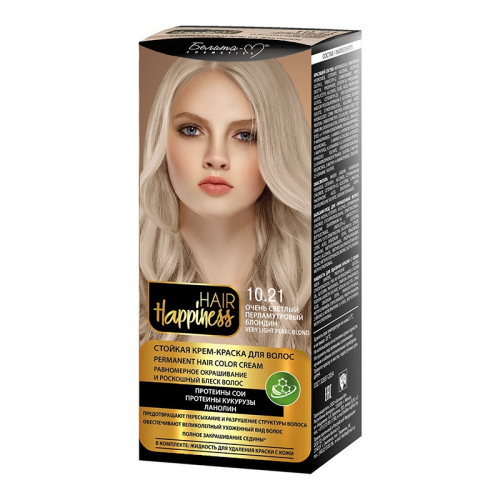 HAIR Happiness краска для волос тон № 10.21 Очень светлый перламутровый блондин