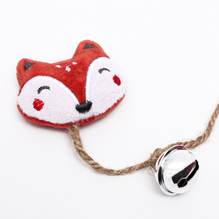 Игрушка для кошек с кошачьей мятой и перьями