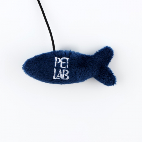 Дразнилка «Рыбка» с игрушкой, синяя