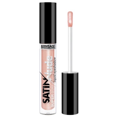 LUX visage SATIN NUDE SUPER STAY Жидкие тени для век 202 Pastel Peach