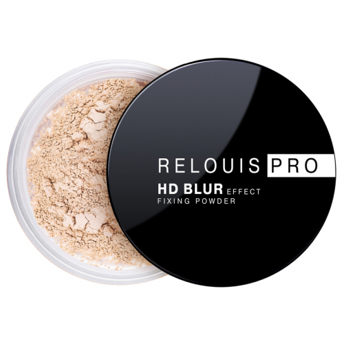 Relouis PRO Пудра фиксирующая с эффектом блюра RELOUIS HD blur effect fixing powder тон 01