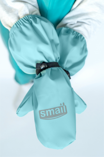 SML-R Рукавицы Smail (Непромокайка) Мятный
