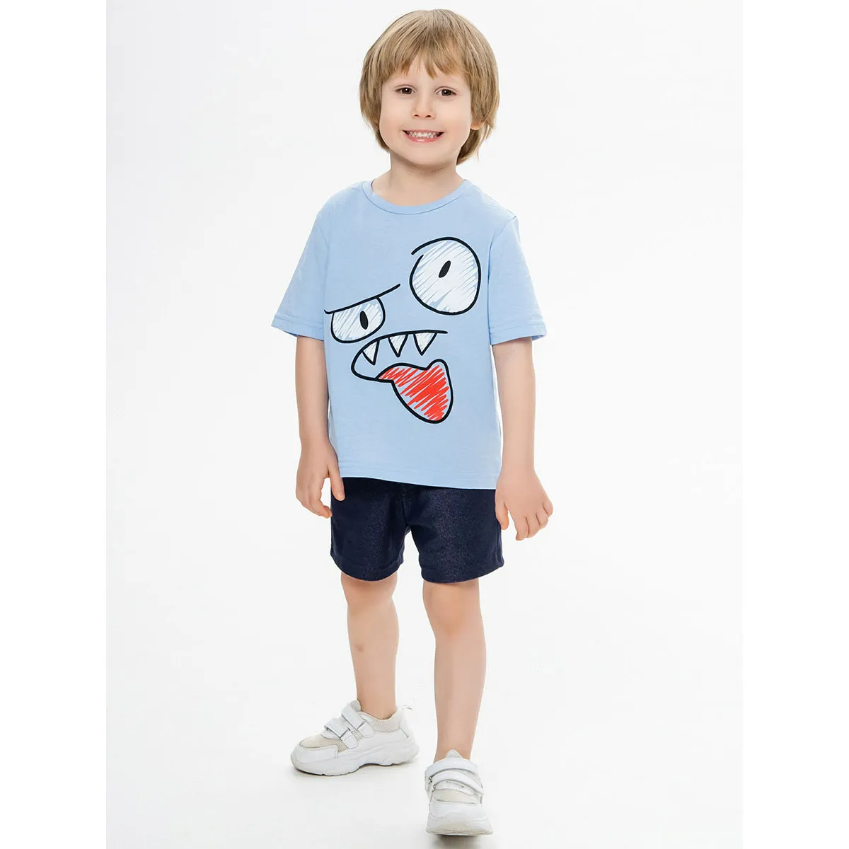 Комплект футболка кулирка и шорты футер 7360900203