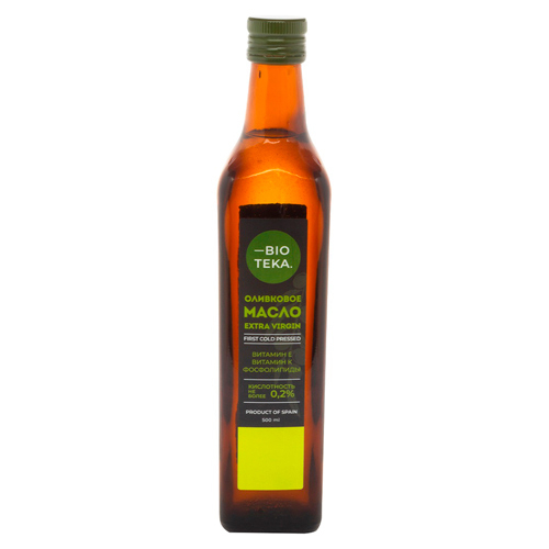 Масло оливковое Extra Virgin. Bioteka