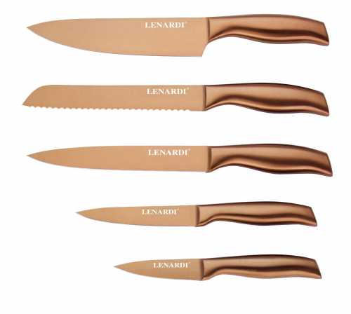 Набор ножей 5пр. на подставке в под.уп.(х6)