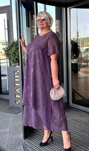 Платье Diva 1633 фиолетовый