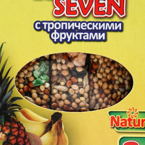 Палочки Seven Seeds для попугаев, тропические фрукты, 3 шт, 90 г