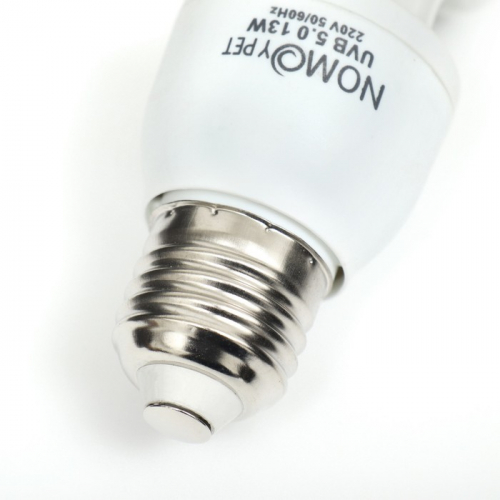 Лампа для террариума NomoyPet с высокой интенсивностью D3 5.0, 13 Вт, цоколь Е27