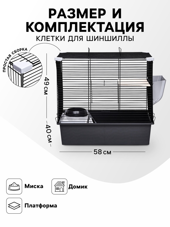 Клетка для шиншиллы