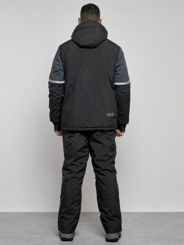 Горнолыжный костюм мужской зимний темно-серого цвета 6308TC