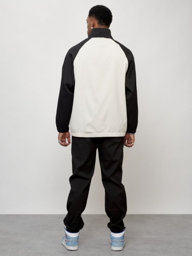 Спортивный костюм мужской модный черного цвета 35021Ch