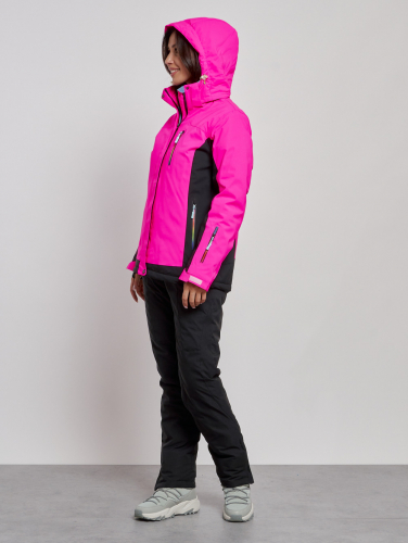 Горнолыжный костюм женский зимний розового цвета 03327R