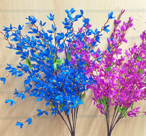 Цветы искусственные декоративные Сакура 7 веток 60 см