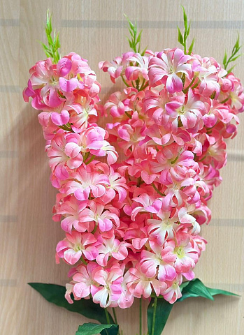 Цветы искусственные декоративные Гладиолусы 5 веток 65 см