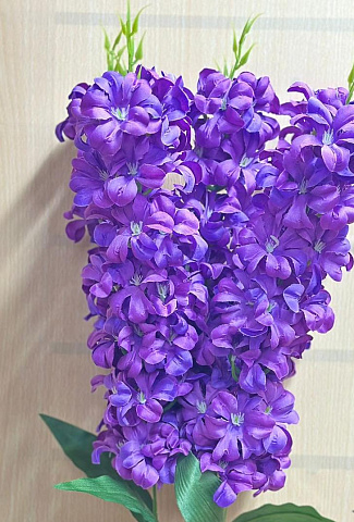 Цветы искусственные декоративные Гладиолусы 5 веток 65 см