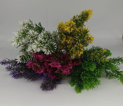 Цветы искусственные декоративные Аспарагус 5 веток 35 см