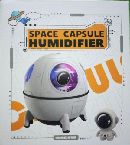 Увлажнитель воздуха - ночник с космонавтом внутри Space Capsule Humidifier