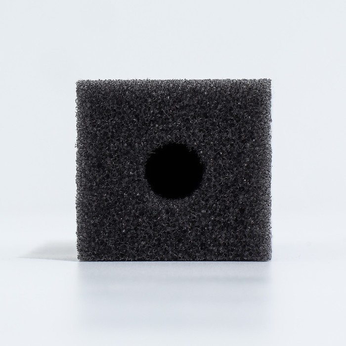 Губка прямоугольная для фильтра турбо № 1, 4×4.5×11 см, серая