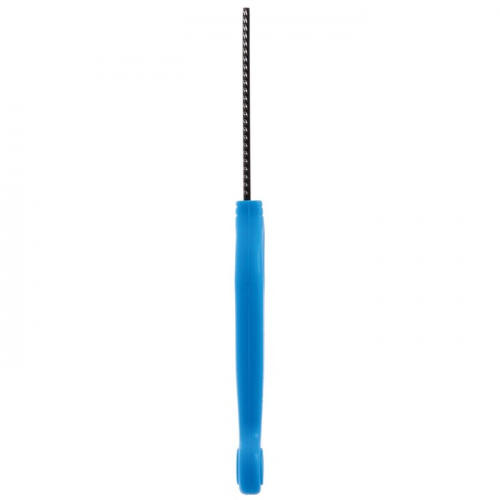 Расчёска DeLIGHT антистатик, 24 зуба 23 мм, пластиковая ручка, чёрно-синяя