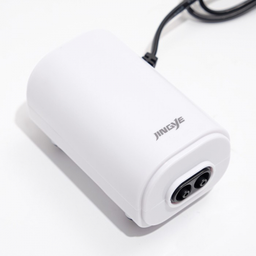 Компрессор для аквариума JINGYE YE-921, бесшумный, с регулировкой мощности, 2x3,4 л/мин, 3Вт