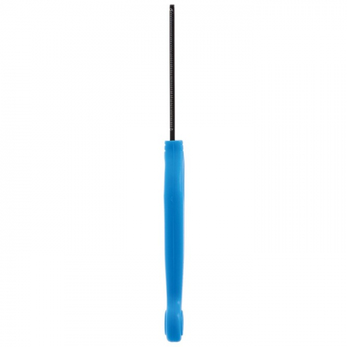 Расчёска DeLIGHT антистатик, 58 зубьев 18 мм, пластиковая ручка, чёрно-синяя