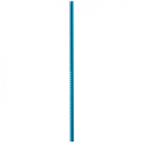 Расчёска DeLIGHT алюминевая, 30 см, с круглой ручкой, 86 зубьев 36 мм, чёрно-синяя