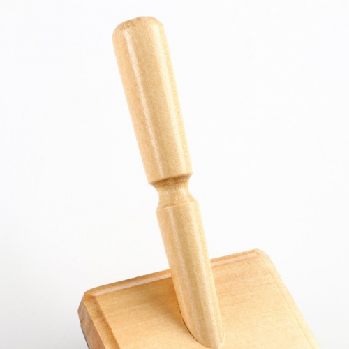 Щётка - пуходёрка деревянная 