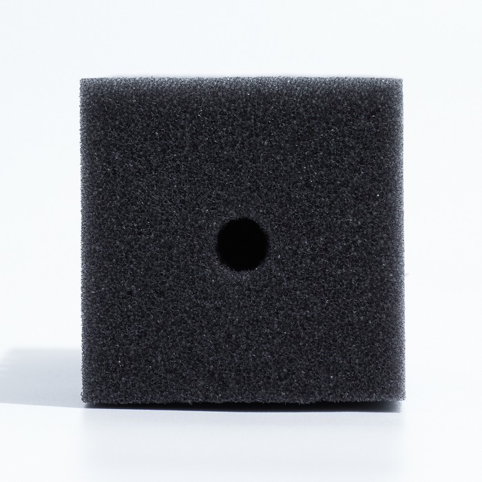 Губка прямоугольная для фильтра турбо № 9, 8×8×16 см, серая