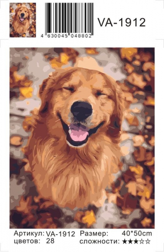 Картины по номерам Счастливый пес