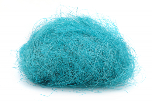 Сизалевое волокно (голубой),упак. 100 гр В наличии