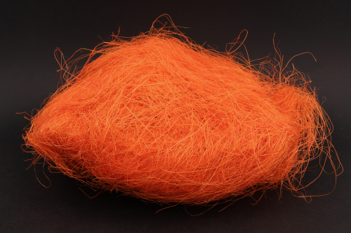 Сизалевое волокно (ярко-оранжевый), упак. 100 гр В наличии