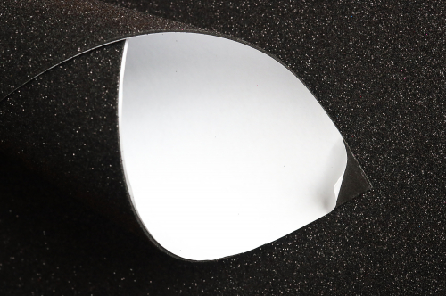 Фоамиран EVA глиттерный (черный), 2мм с клеевой основой, 20см*30см упак.10шт В наличии