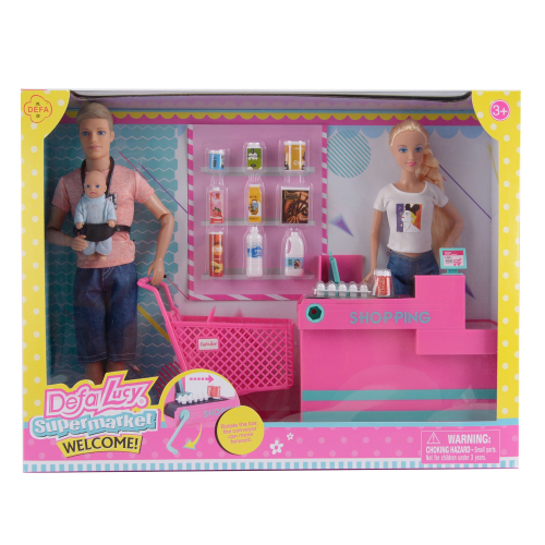 1 шт. доступнок заказу/ Игровой набор с куклами DEFA Lucy 