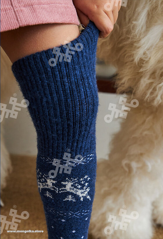 Гольфы детские из монгольской шерсти (арт. 02117)
