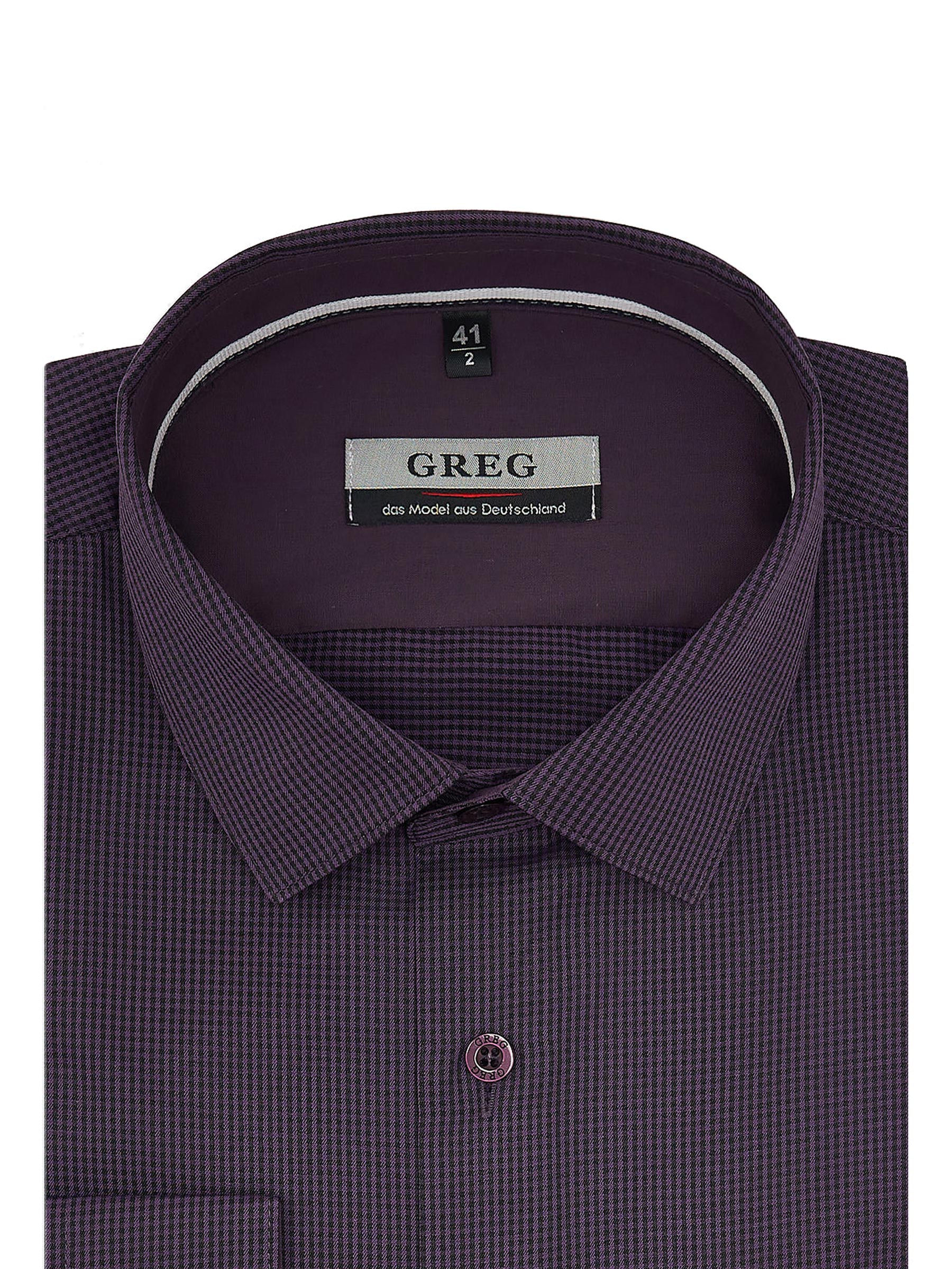 Сорочка мужская длинный рукав GREG 734/239/0842/ZN/1p