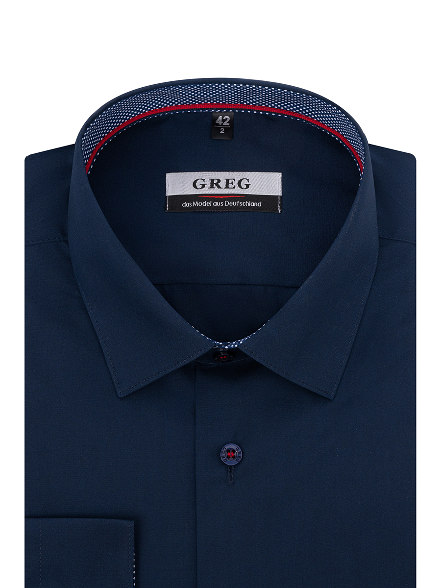Сорочка мужская длинный рукав GREG 240/239/MN/Z/1p