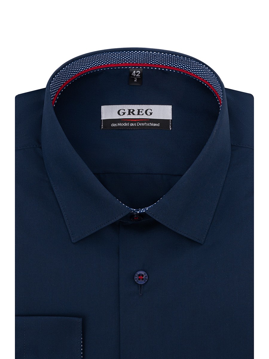 Сорочка мужская длинный рукав GREG 240/239/MN/Z/1p
