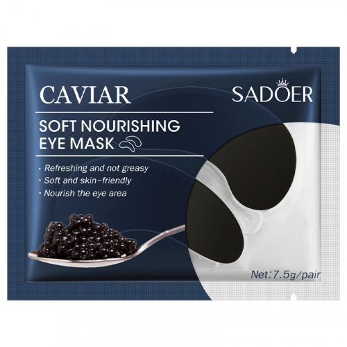 Гидрогелевые питательные патчи для век с экстрактом черной икры SADOER Soft Nourishing Eye Mask 7,5 гр