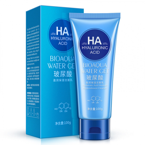 Пенка для умывания с гиалуроновой кислотой Bioaqua HA Hyaluronic Acid, 100гр