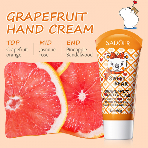 Крем для рук с экстрактом грейпфрута SADOER Grapefruit Hand Cream, 60 гр